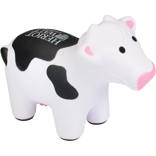 musta Stressipallo Cow - black/white