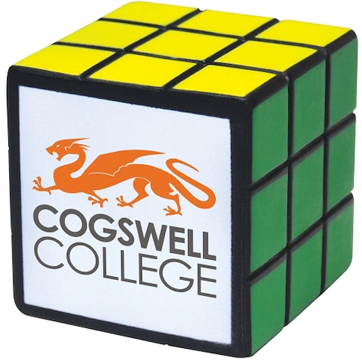 rot Stressball Cube - multicolor