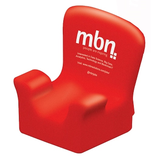 rouge Balle anti-stress Phone Armchair - red