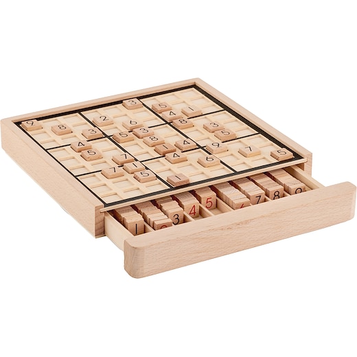 brun Spel Sudoku Master - wood