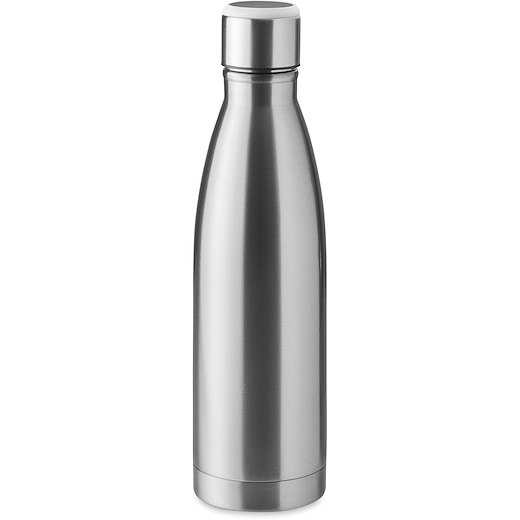 grå Drikkeflaske Aviston, 50 cl - matt silver