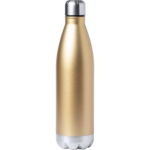 gelb Thermosflasche Lotus, 75 cl - gold