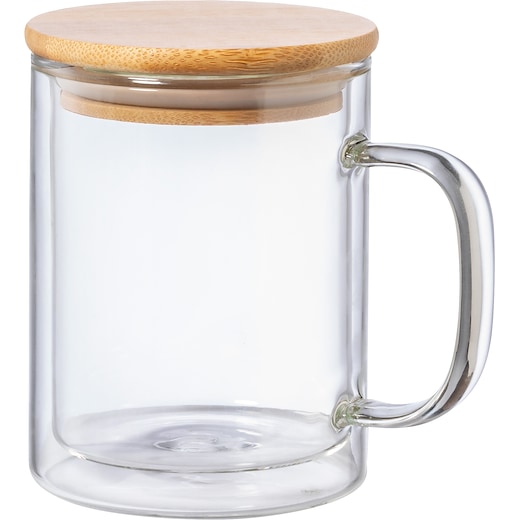 blanc Mug en verre Scottville - transparent