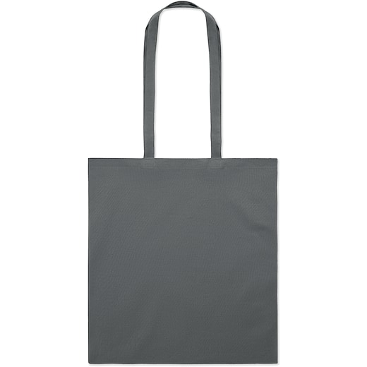 grau Baumwolltasche Brussels - dark grey
