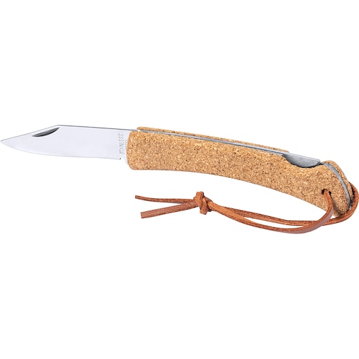 marron Couteau de poche Benson - nature