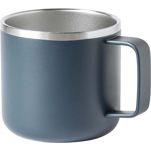 Mug en métal Geneva, 35 cl - bleu foncé