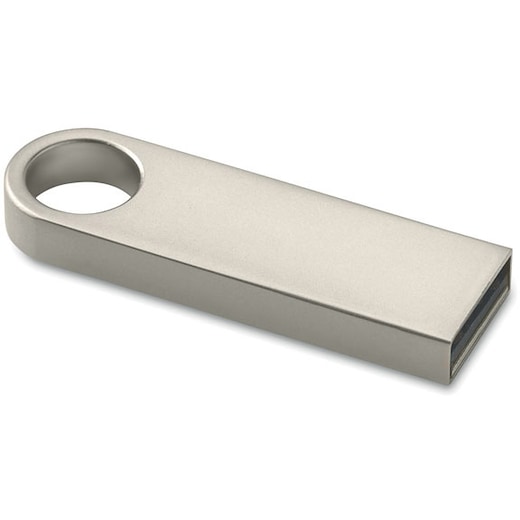 grå USB-minne Mansfield 32 GB - matt silver