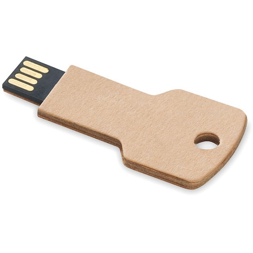 brun USB-minne Danville 32 GB - beige