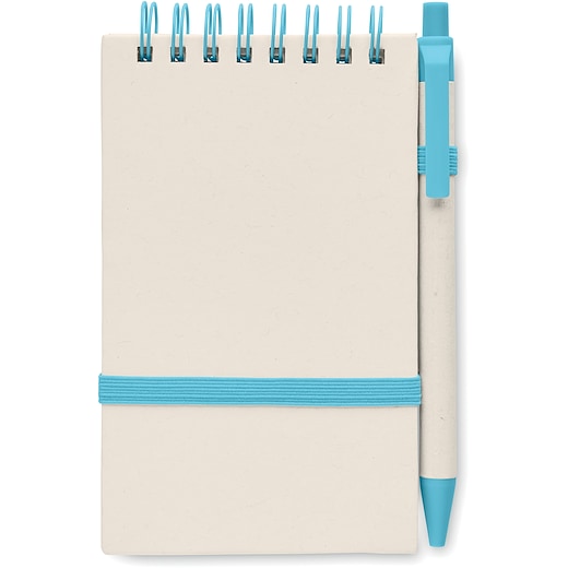 sininen Kirjoituslehtiö Springdale, A6 - turquoise