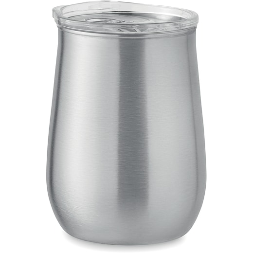 grigio Tazza di metallo Strongville, 50 cl - matt silver