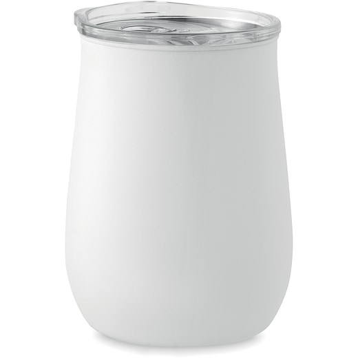 bianco Tazza di metallo Strongville, 50 cl - bianco