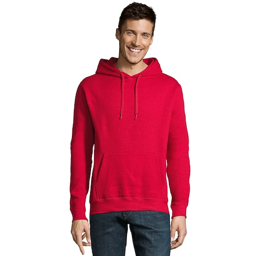 rosso SOL´s Slam Unisex Hoodie - red