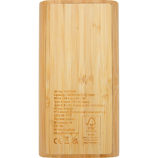 Powerbank Greenwood, 20.000 mAh -