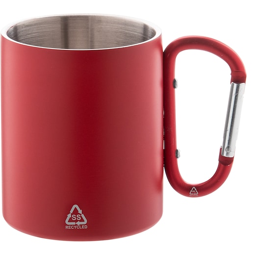 röd Metallmugg Olmsted, 30 cl - red