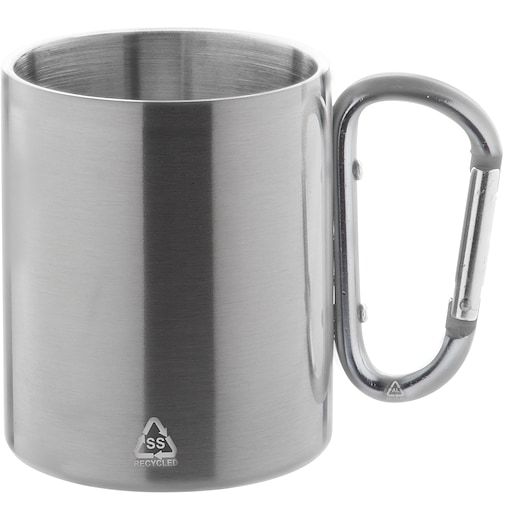 grå Metallmugg Olmsted, 30 cl - silver