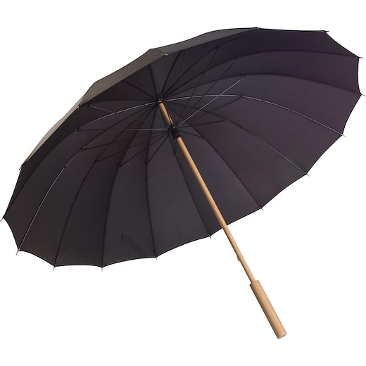 svart Paraply Broadlands - svart