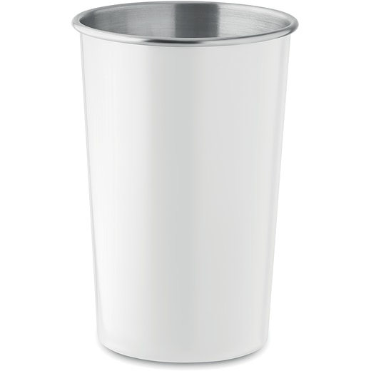 bianco Tazza di metallo Kilbourne - white