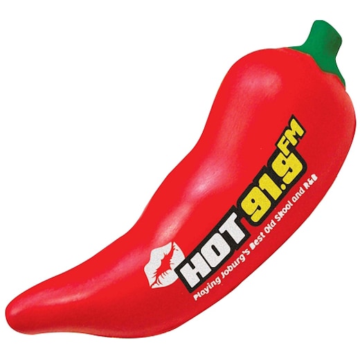 rouge Balle anti-stress Chilli - rouge