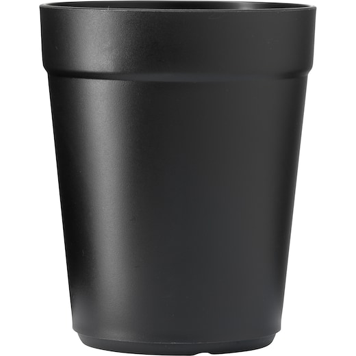 negro Taza de plástico Beckemeyer - negro
