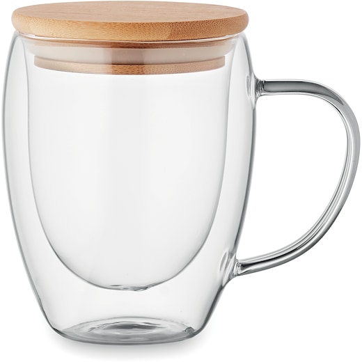 blanc Mug en verre Bellefontaine - transparent