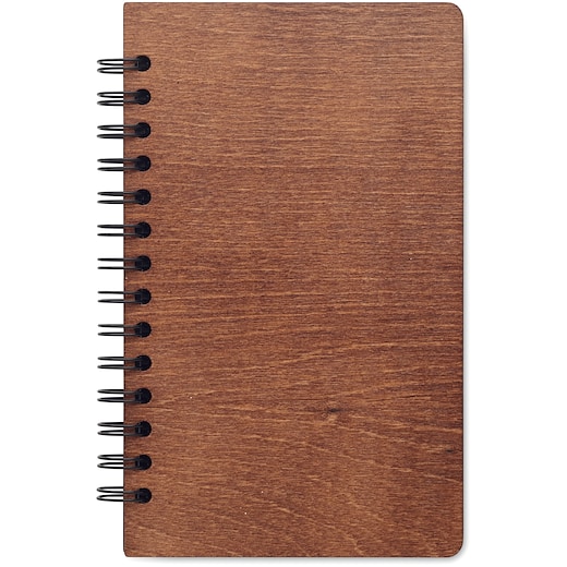 marrón Cuaderno de espiral Birch A5 - marrón