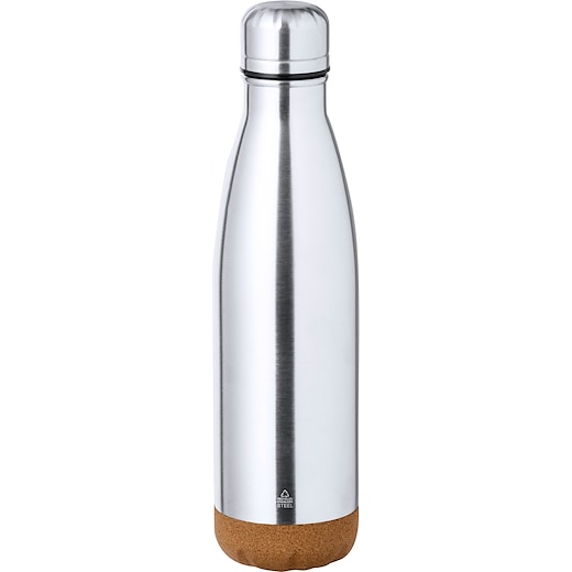 grau Thermosflasche Spencer, 50 cl - silber