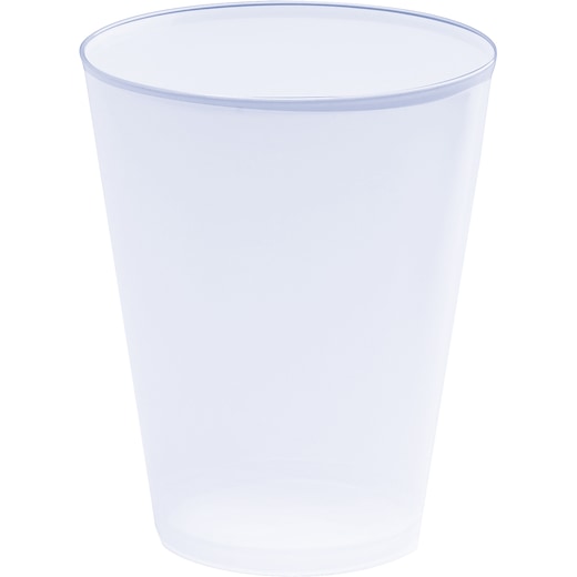 blanco Vaso de plástico Norton - transparente