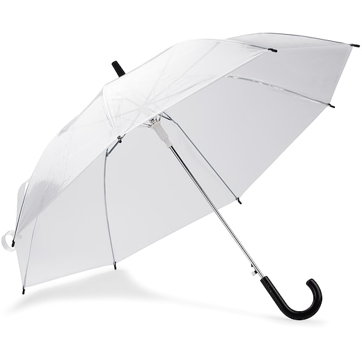 valkoinen Sateenvarjo Bryant - transparent