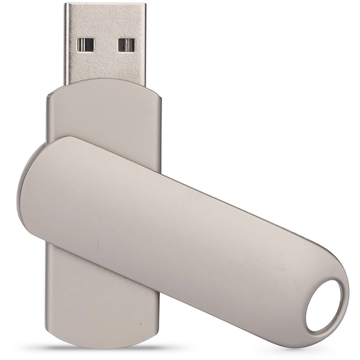 grå USB-minne Bexar, 64 GB - silver