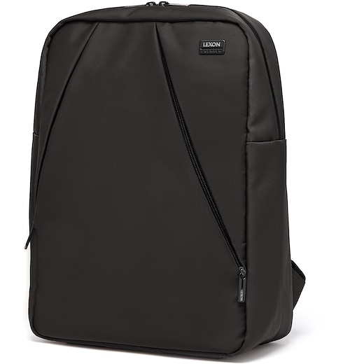 svart Lexon Premium+ Slim Backpack, 14’’ - svart