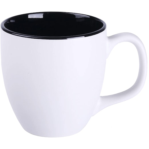 blanc Mug en céramique Winfield - white/ black