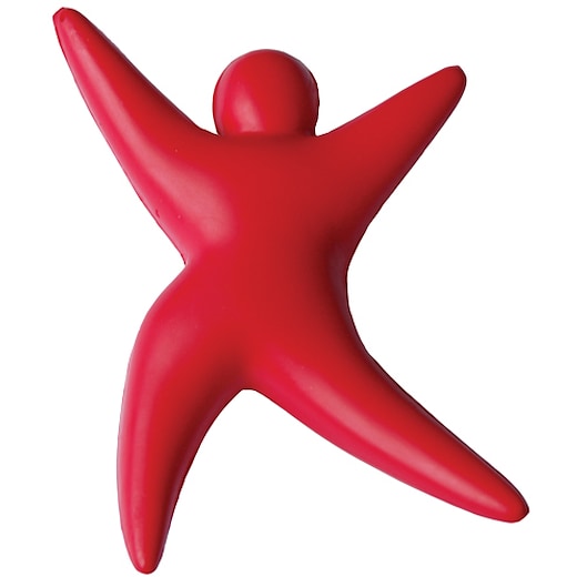 rouge Balle anti-stress Gymnast - rouge
