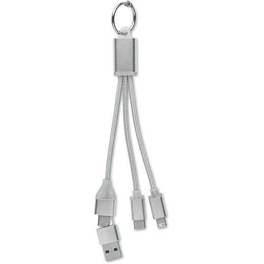 gris Câble d'alimentation Lockney - silver
