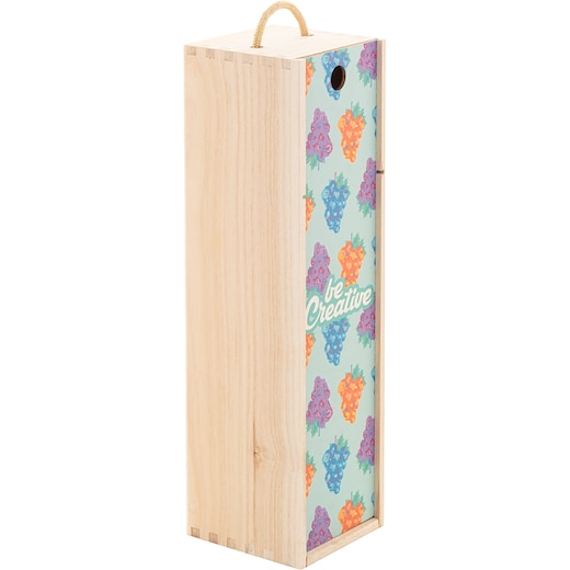 brun Vinkasse Vacaville - wood