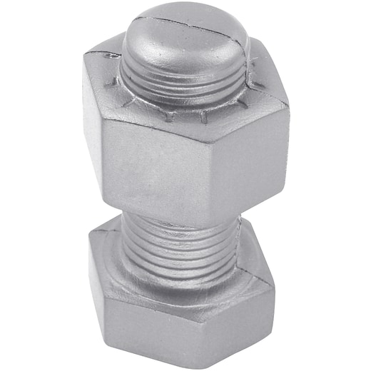 grå Stressball Bolt - sølv