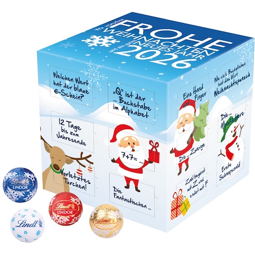undefined Adventskalender Chocolate Balls Cube Paper - Produktbild