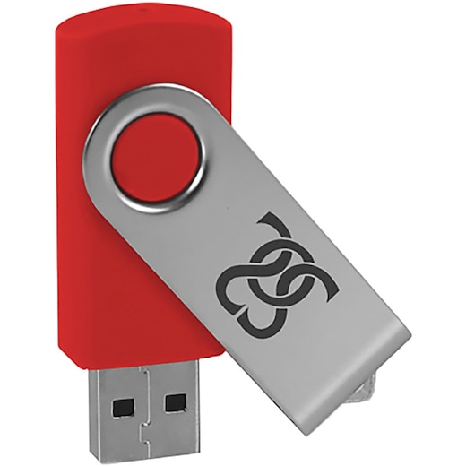 USB-muisti Twist - punainen