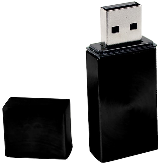 svart USB-minne Techno - svart
