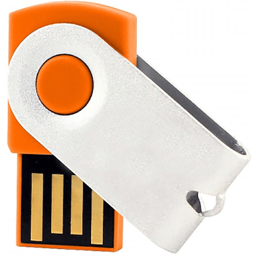 orange USB-minne Twist Mini - orange