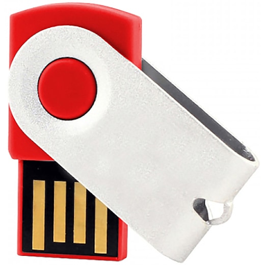 röd USB-minne Twist Mini - röd
