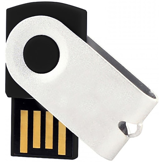 svart USB-minne Twist Mini - svart