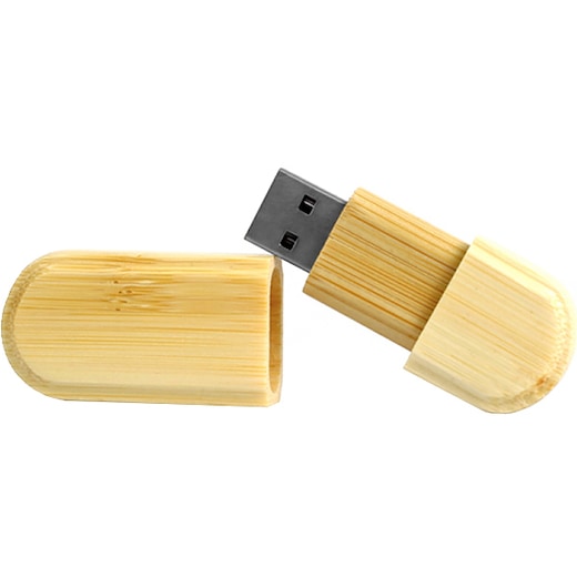 brun USB-minne Amazon - bambu