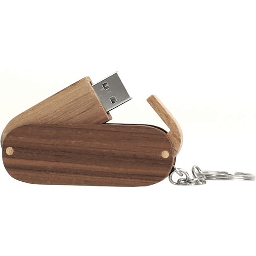 ruskea USB-muisti Organic - tammi