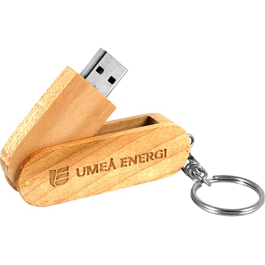 brun USB-minne Organic - lönn