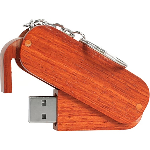 brun USB-minne Organic - rosenträ