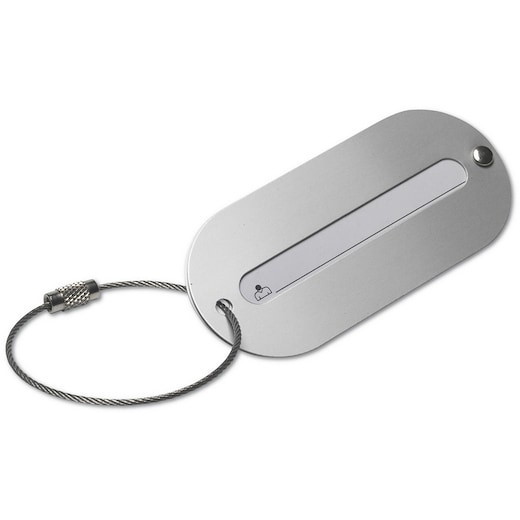 gris Porte-étiquette pour bagage Explorer - silver
