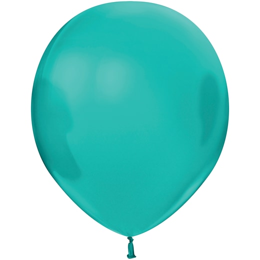 sininen Ilmapallo Solid - turquoise