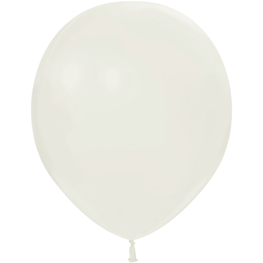 valkoinen Ilmapallo Solid - white