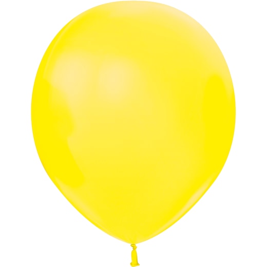 keltainen Ilmapallo Solid - yellow