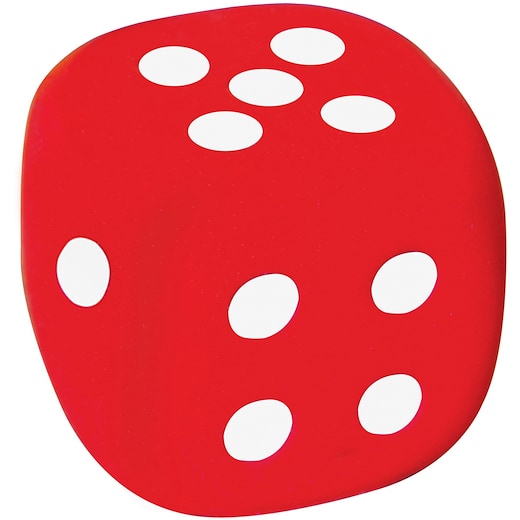 rouge Balle anti-stress Dice - rouge